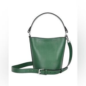 HYER GOODS mini bucket bag in green